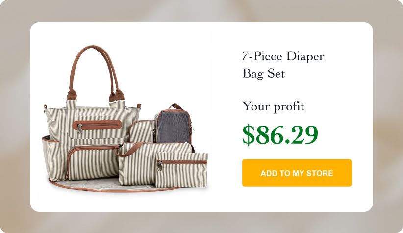 7-Piece Diaper Bag Set