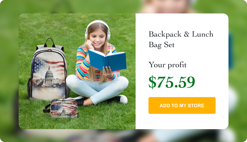 Backpack & Lunch Bag Set
