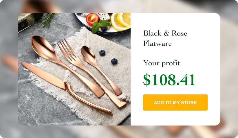 Black & Rose Flatware