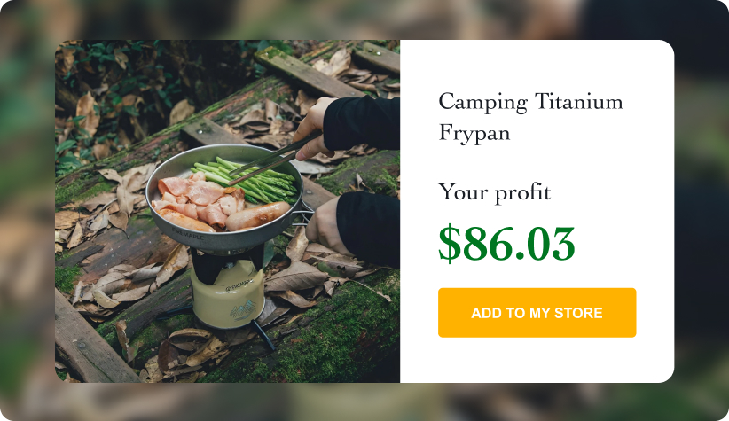Ultralight Camping Titanium Frypan