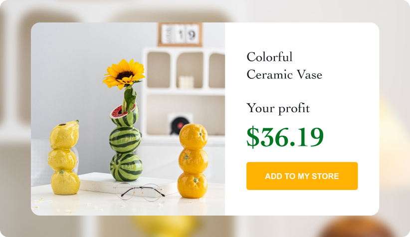 Colorful Ceramic Vase