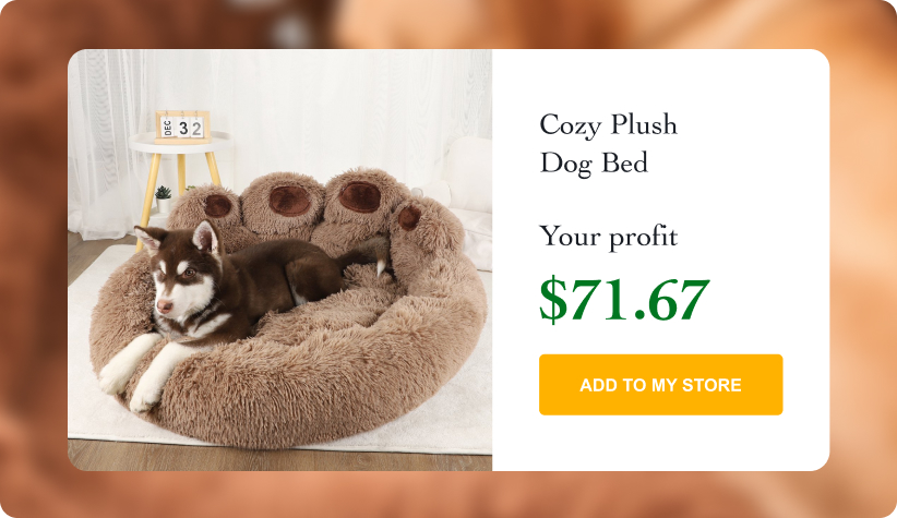 Cozy Plush Dog Bed&nbsp;
