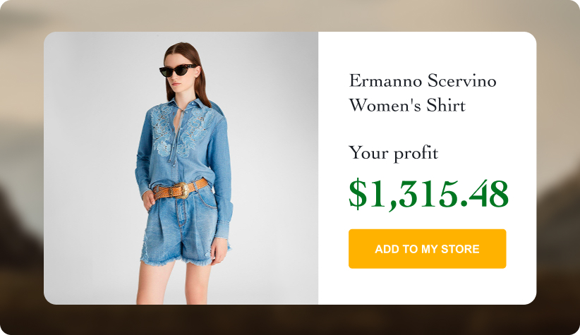 Ermanno Scervino Women's Denim Shirt
