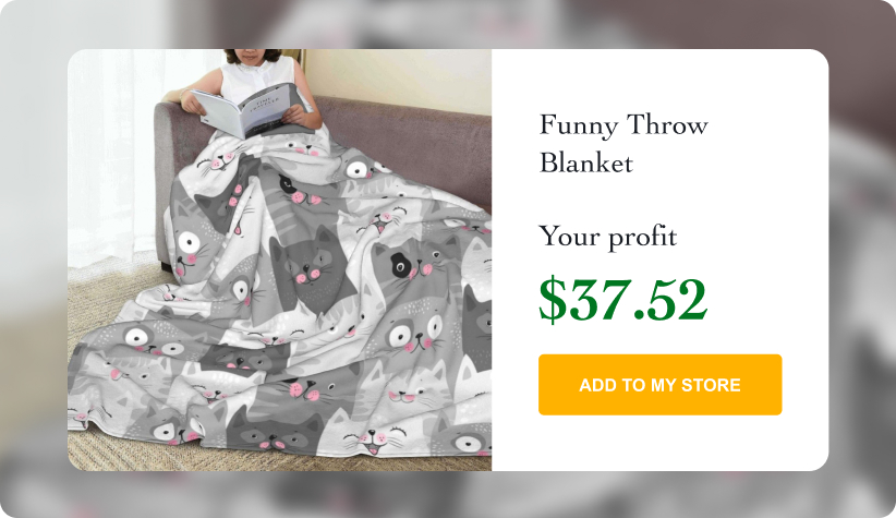Funny Animal Throw Blanket