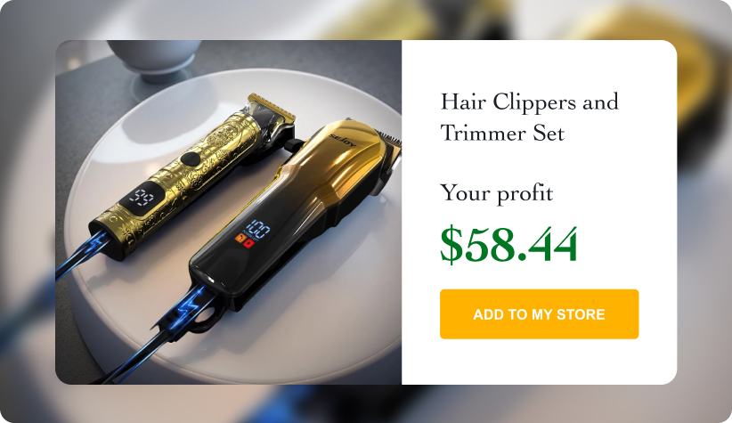 Hair Clippers and Trimmer Set