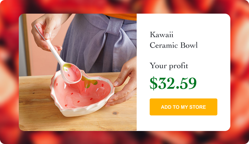 Kawaii Ceramic Bowl