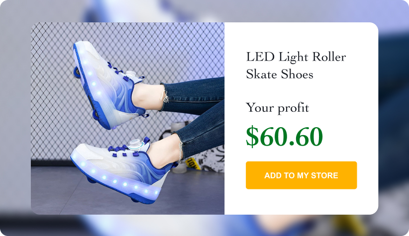 LED Light Roller Skate Shoes