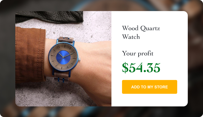 Wood Quartz Watch
