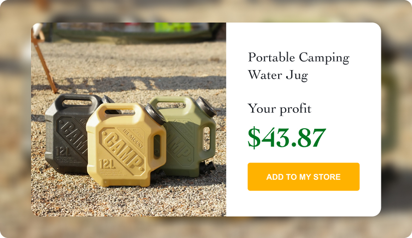 Portable Camping Water Jug