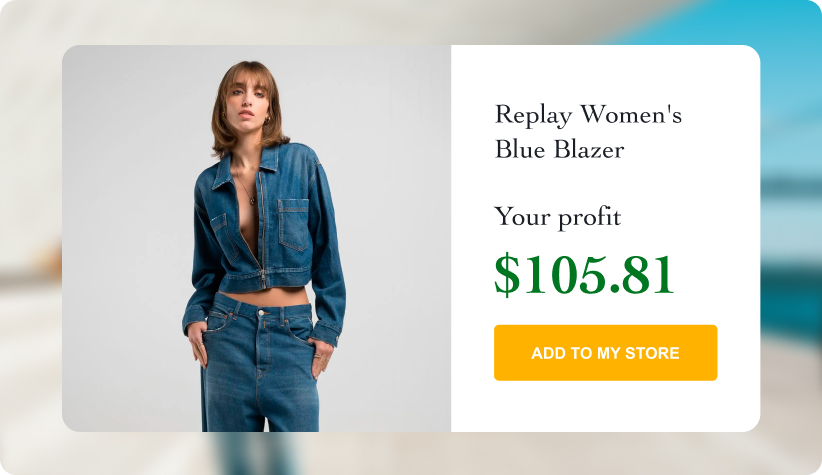 Replay Women's Blue Blazer