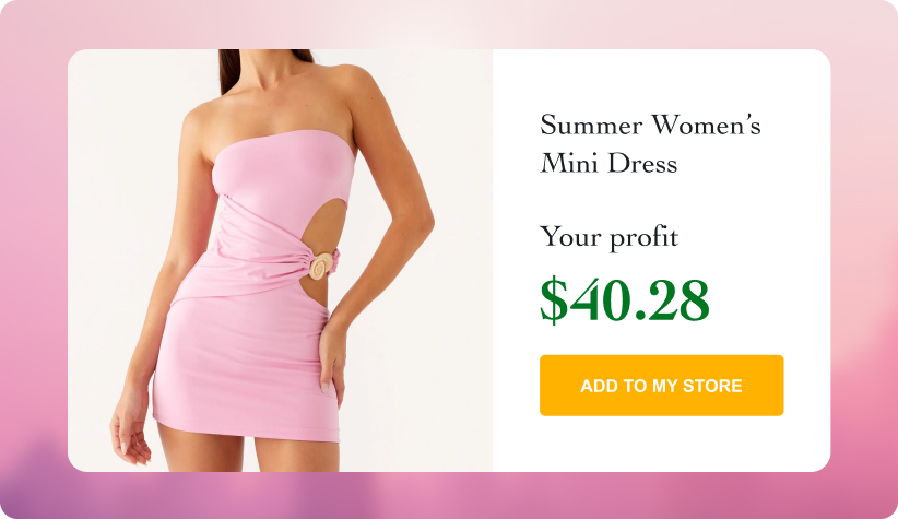 Summer Women&rsquo;s Mini Dress