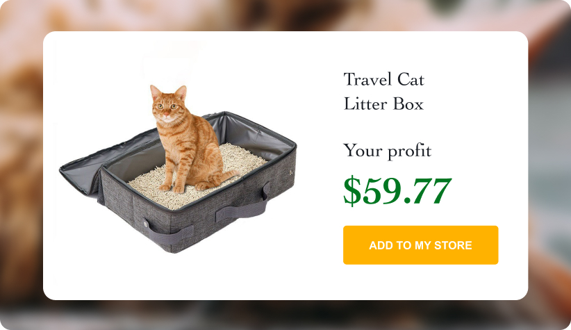 Travel Cat Litter Box