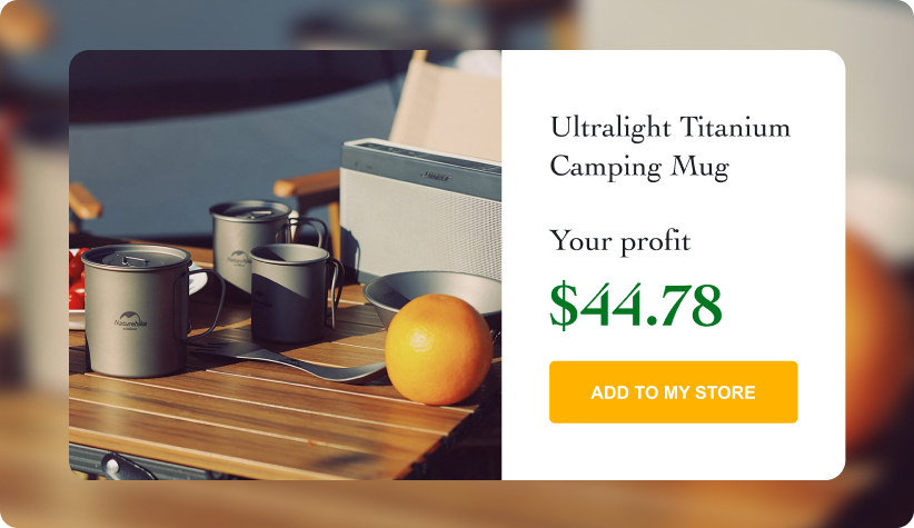 Ultralight Titanium Camping Mug
