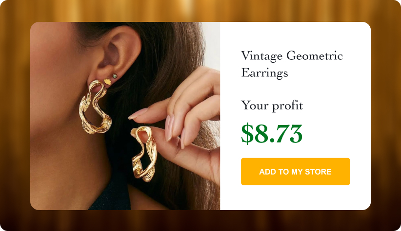 Vintage Geometric Earrings