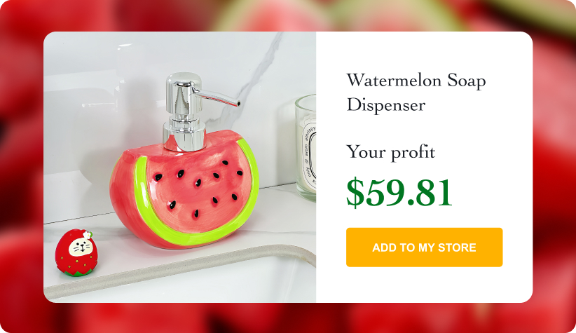 Watermelon Soap Dispenser