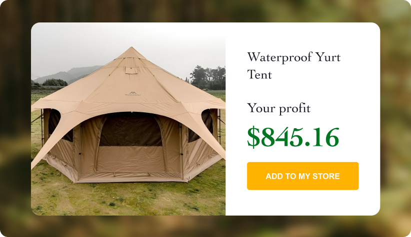 Spacious Waterproof Yurt Tent