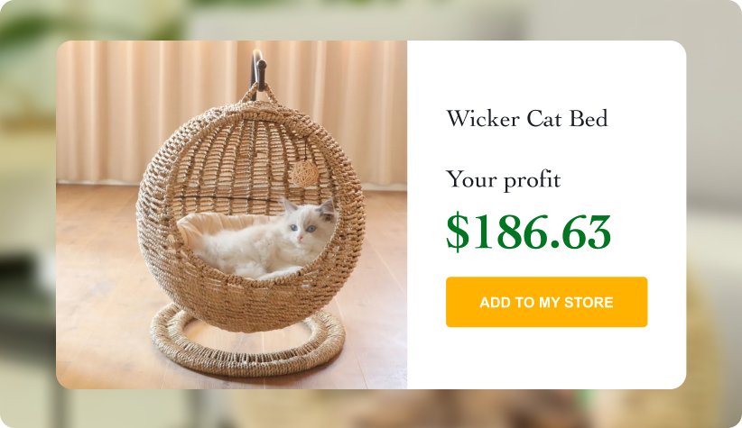 Wicker Cat Bed
