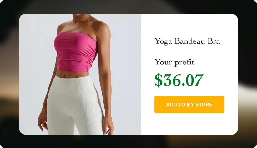 Yoga Bandeau Bra&nbsp;